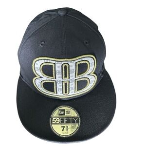 New Era Big Black Boykin Rob and Big BB Fitted
Hat /Cap Size 7 3/8